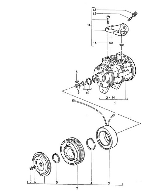 Diagram 813-020 Porsche 911 & 912 (1965-1989) Body
