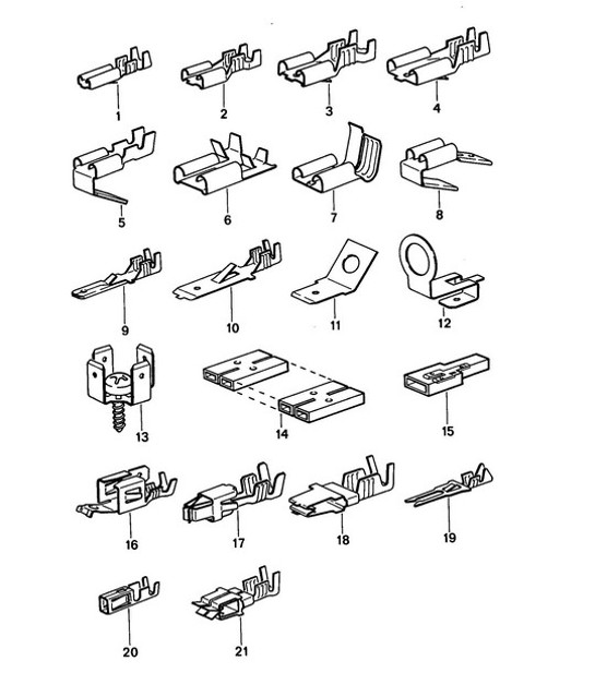 Diagram 902-052 Porsche 997 (911) MK2 2009-2012 Electrical equipment