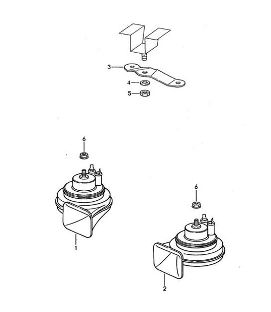 Diagram 903-010 Porsche 993 (911) C4S 1994-97 Electrical equipment