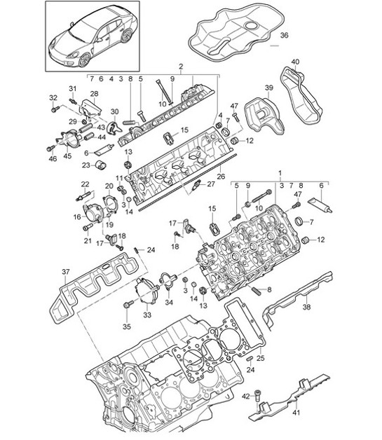 Diagram 103-007 Porsche Taycan (9J1) MK1 2020-2024 