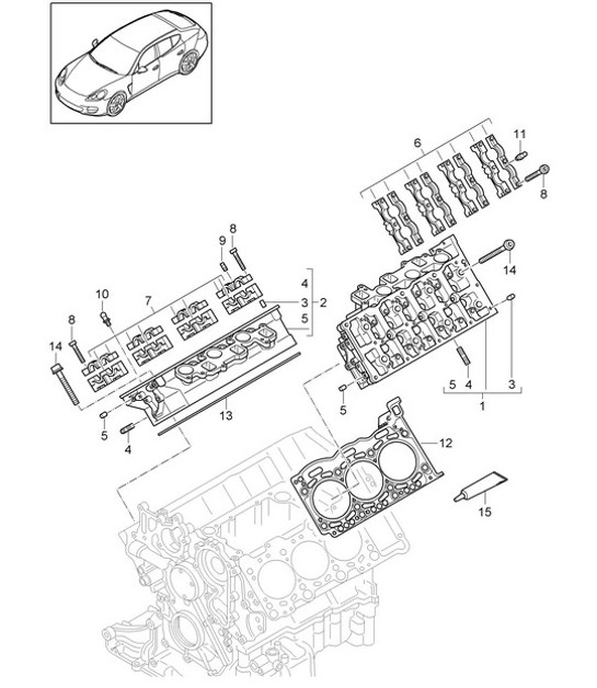 Diagram 103-010 Porsche Taycan (9J1) MK1 2020-2024 