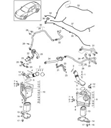 Appendice / Sistema di filtraggio dell'aria (Modello: 4840,CXPA, CXRA,CXR+ PR:015) Panamera 970 (G1) 4.8L GTS 2010-16