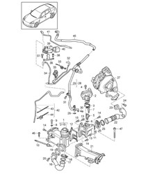 Exhaust gas recirculation / Vacuum system (Model: CRCC,CRCB, CWJA) Panamera 970 (G1) 3.0L DIESEL 2012-16