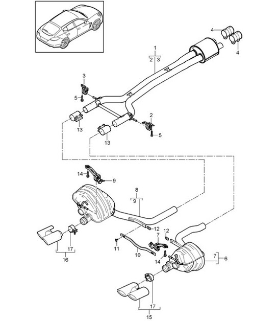 Diagram 202-040 Porsche 912E 4CYL 1976 