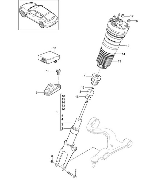 Diagram 402-005 Porsche Cayenne 9YA.2 2023>> 