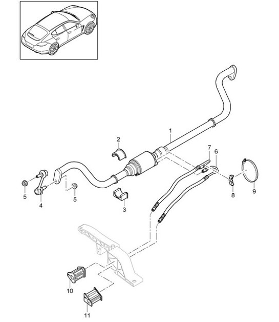Diagram 402-015 Porsche 944 2.7L 8V 1988-89 