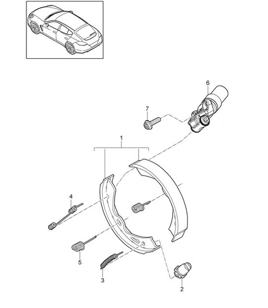 Diagram 603-032 Porsche Carrera GT (2003-2006) 