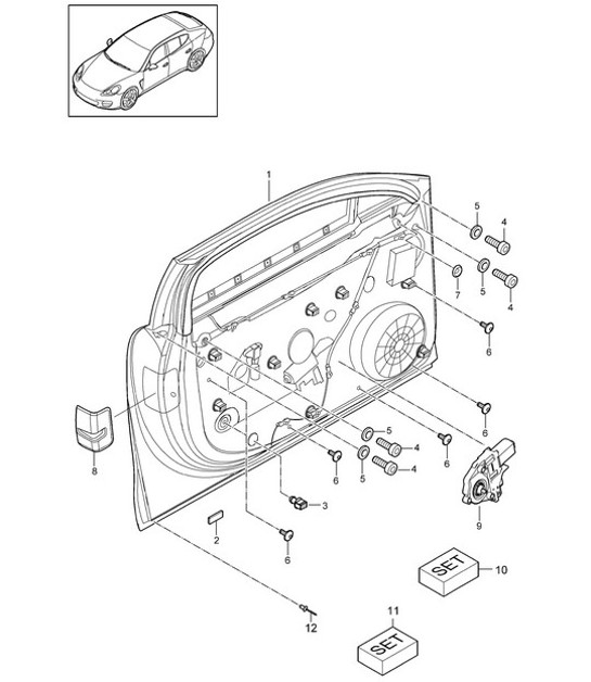 Diagram 804-030 Porsche 9J1.1 Taycan 2020-24 