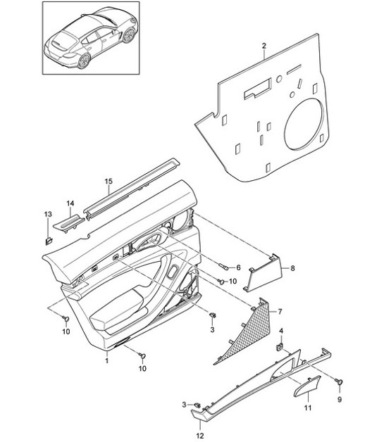 Diagram 807-012 Porsche Boxster 718 (982) 2017>> Body