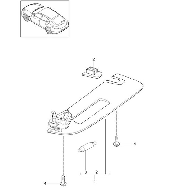 Diagram 807-019 Porsche 997 (911) MK1 2005-2008 Body