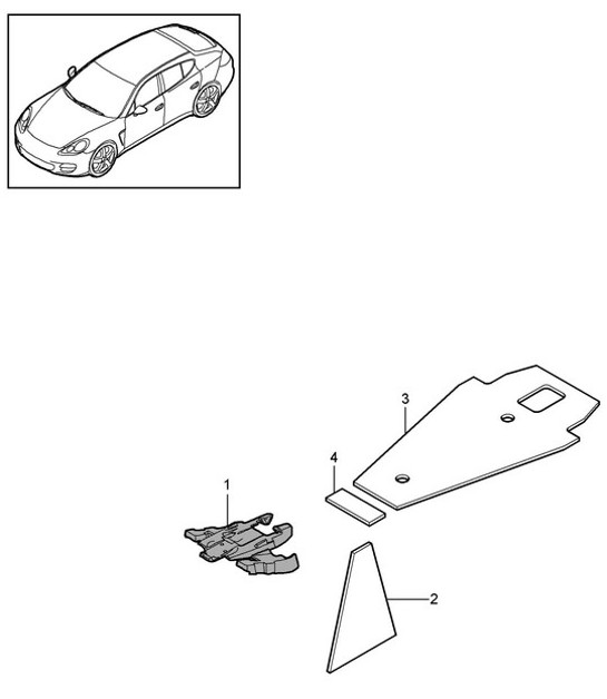 Diagram 807-074 Porsche Cayman S 3.4L 987C 2005-08 Body