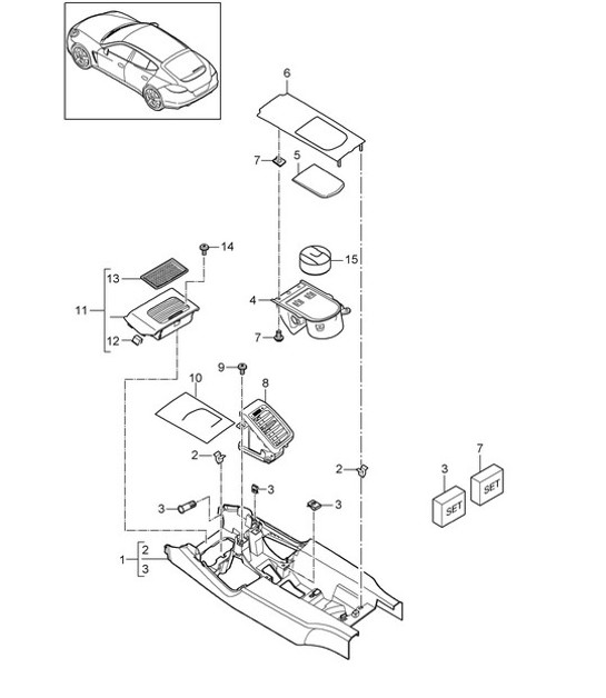 Diagram 809-035 Porsche 924S 2.5L 1988 