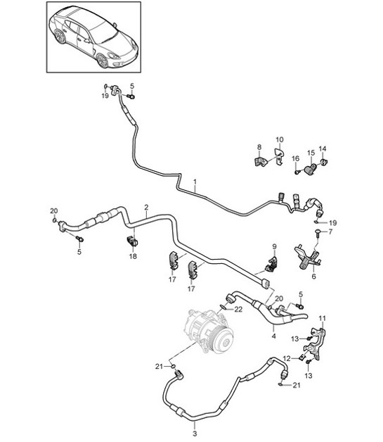 Diagram 813-027 Porsche Macan (95B) MK1 (2014-2018) Body