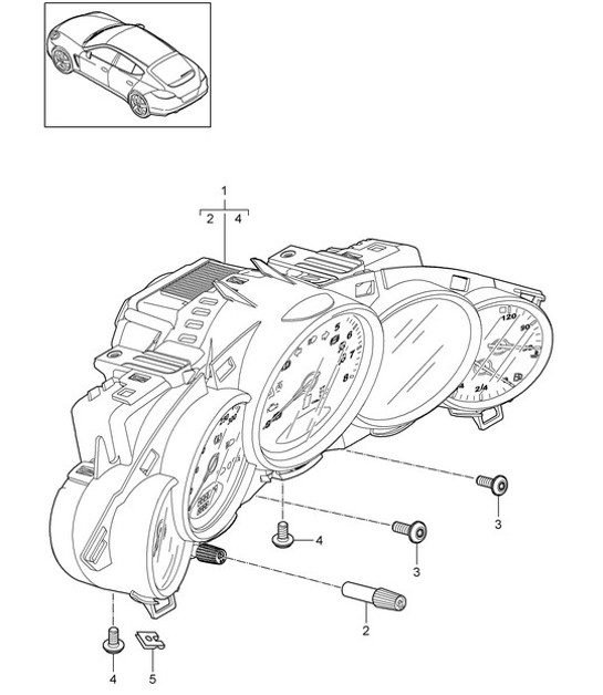 Diagram 906-002 Porsche Cayenne 9YA (E3) 2018-2023 