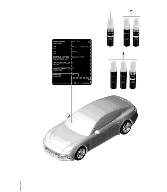 Diagram 004-000 Porsche Cayman 987C / 981C (2005-2016) Accessories & others 