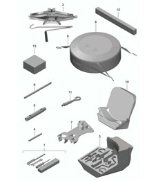 Tool jack 981 Boxster / Boxster S 2012-16