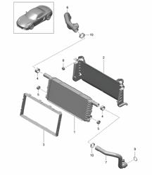 Radiatore centrale (PR:153) 981 Boxster / Boxster S 2012-16