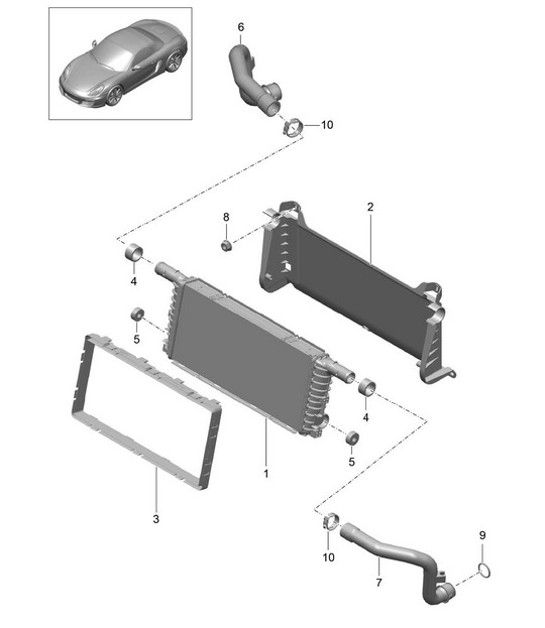 Diagram 105-017 Porsche 944 2.5L 8V 1982-87 