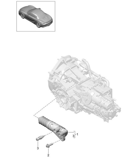 Diagram 301-005 Porsche 356 (1950-1965) Transmission