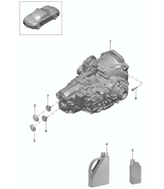 Diagram 320-000 Porsche 911 & 912 (1965-1989) Transmission