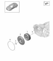 - PDK - Gearbox / Clutch for dual clutch / Gearbox (Model: CG205,CG225) 981 Boxster / Boxster S 2012-16