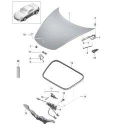 Cover - FRONT - 981 Boxster / Boxster S 2012-16