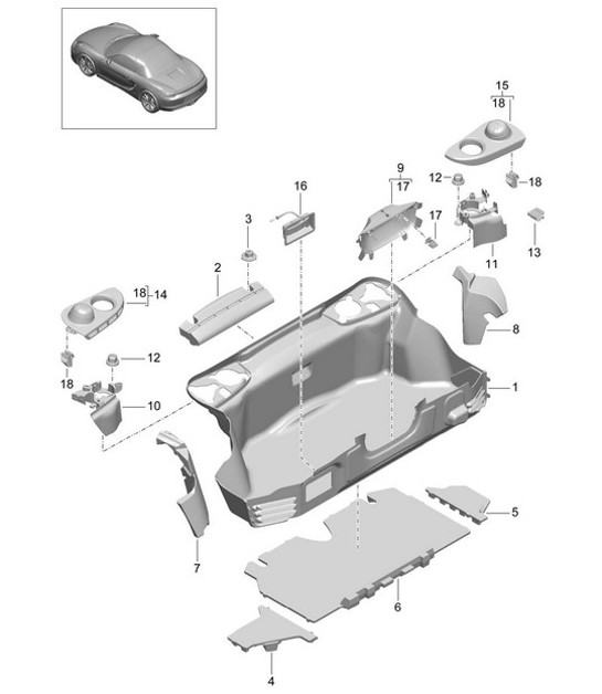 Diagram 807-005 Porsche 911 & 912 (1965-1989) Body