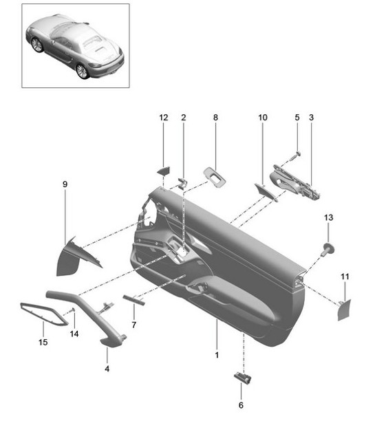 Diagram 808-035 Porsche 911 & 912 (1965-1989) Body