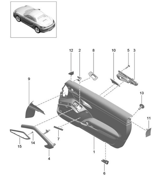 Diagram 808-065 Porsche 911 & 912 (1965-1989) Body