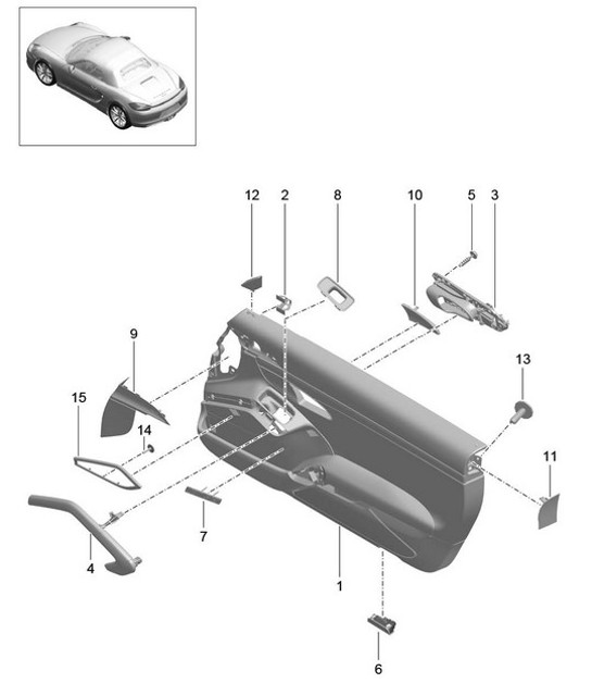 Diagram 808-090 Porsche 911 & 912 (1965-1989) Body