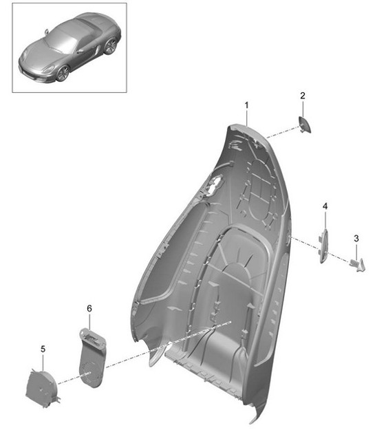 Diagram 817-004 Porsche 911 & 912 (1965-1989) Body