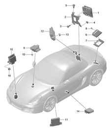Control units 981 Boxster / Boxster S 2012-16