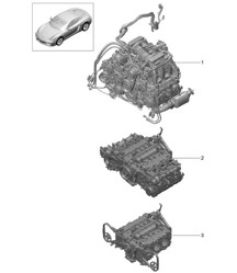 Replacement engine 981C Cayman / Cayman S 2014-16