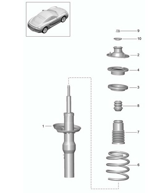 Diagram 502-000 Porsche Panamera 971 MK1 (2017-2020) 