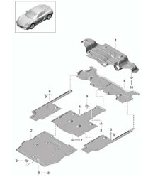 装饰/车身底部 981C Cayman / Cayman S 2014-16