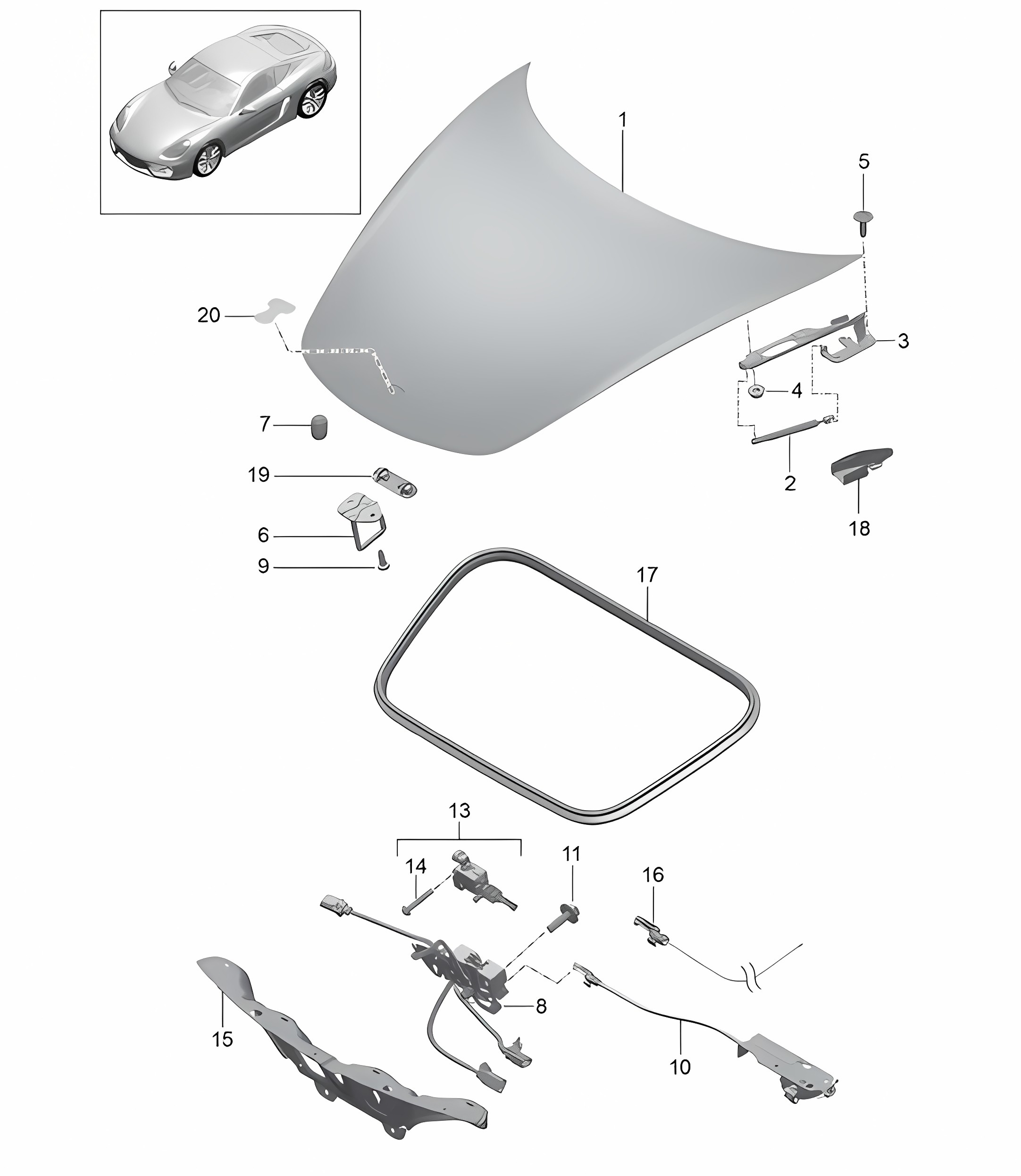 Cover - FRONT - 981C Cayman / Cayman S 2014-16