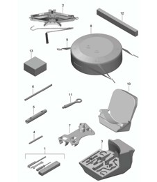 Tool jack 981.SP Boxster Spyder 2016