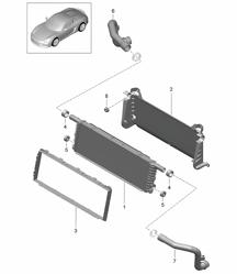 Radiator Center 981.SP Boxster Spyder 2016