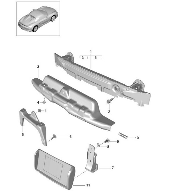 Diagram 802-030 Porsche 911 & 912 (1965-1989) Body