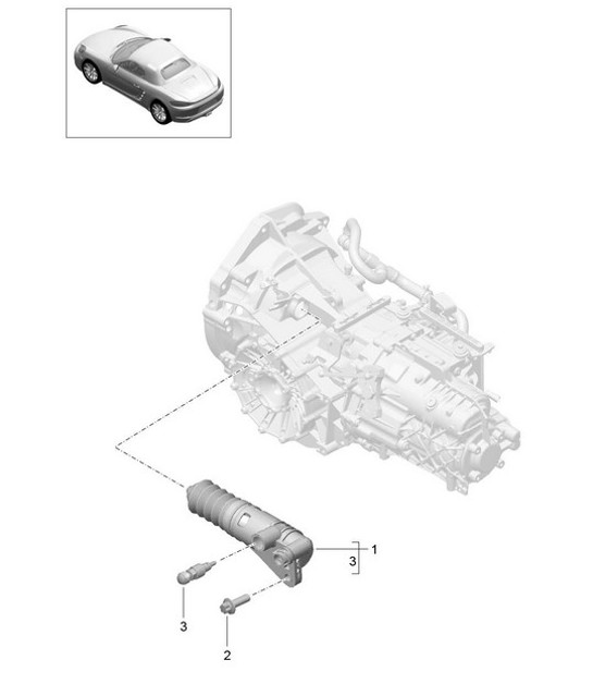 Diagram 301-005 Porsche 955 Cayenne Turbo 4.5L 2003-06 Transmission