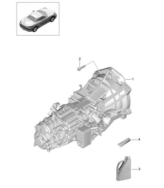 Diagram 302-000 Porsche Macan (95B) MK1 (2014-2018) Transmission