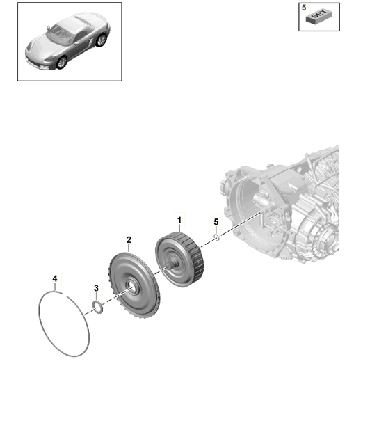 Diagram 320-010 Porsche Macan (95B) MK1 (2014-2018) Transmission