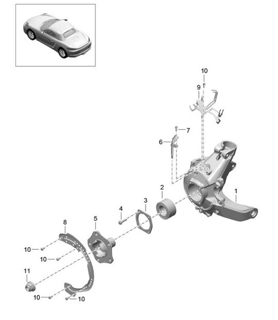 Diagram 501-000 Porsche 944 2.7L 8V 1988-89 
