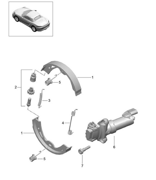 Diagram 603-005 Porsche 944 2.7L 8V 1988-89 