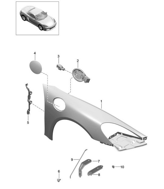 Diagram 801-040 Porsche Panamera 976 2023>> 