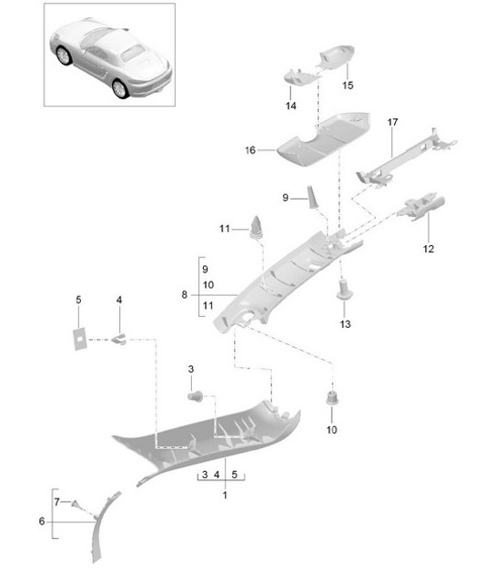 Diagram 807-055 Porsche Panamera 976 2023>> 