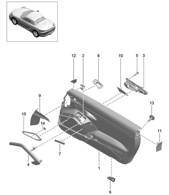 Diagram 808-020 Porsche Panamera 971 MK2 (2021-2023) 