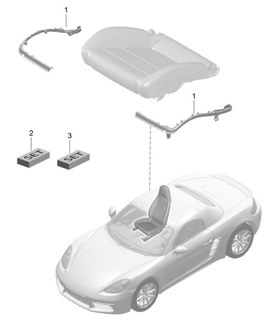Diagram 817-024 Porsche Cayman 718C (982C) 2017>> Body