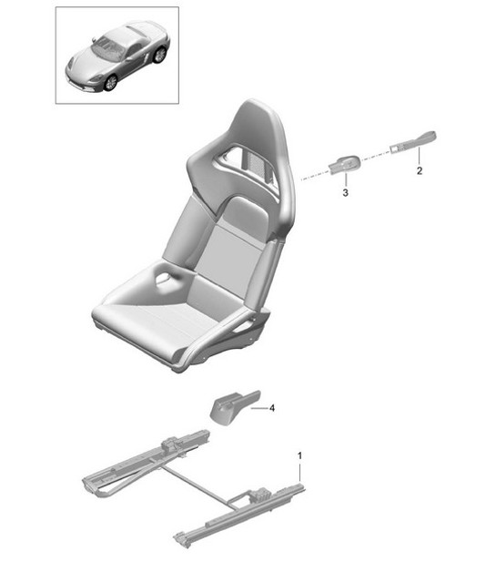Diagram 817-060 Porsche Macan (95B) MK1 (2014-2018) Body