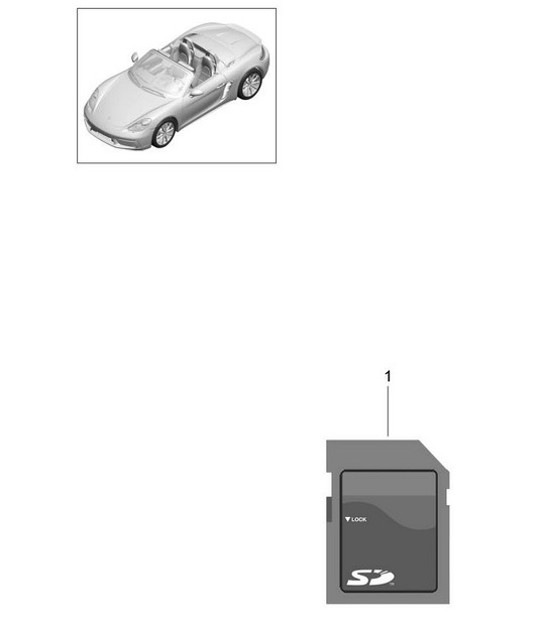 Diagram 911-001 Porsche Boxster 986/987/981 (1997-2016) Electrical equipment